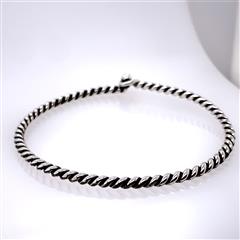 James Avery Sterling Silver Twisted Hook-On Bracelet